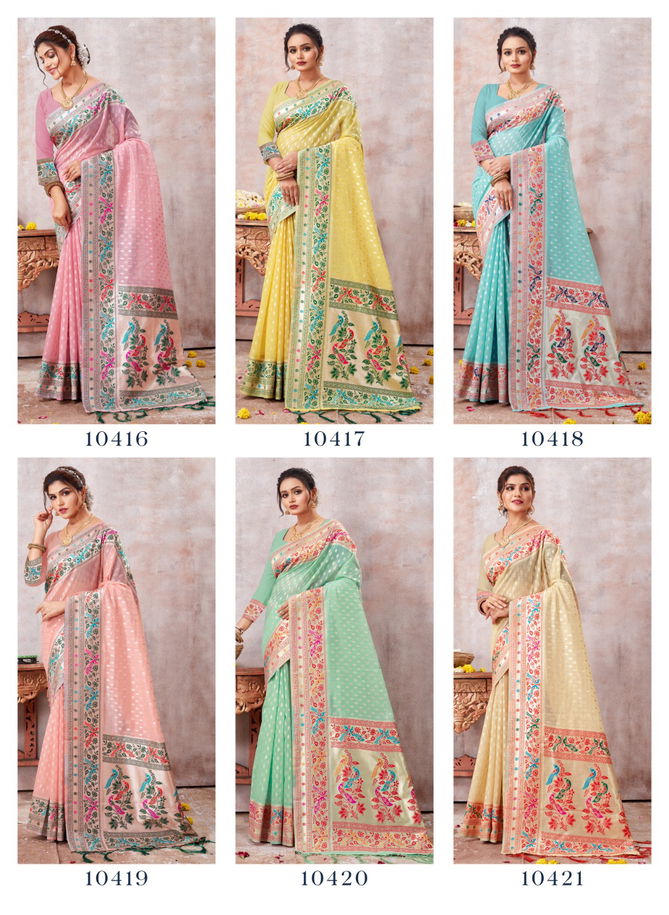 Kalawati By Sangam Designer Party Wear Sarees Catalog